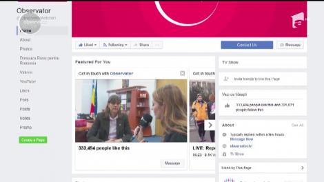 Protestul spectaculos din Piața Victoriei,  în topul celor mai vizualizate știri de peWWW.OBSERVATOR.TV