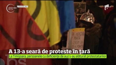 Protestele de amploare au continuat şi în marile oraşe din ţară