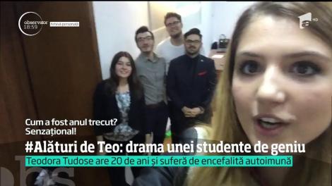 O studentă la Drept a intrat în comă peste noapte. După ce s-a plâns de banale dureri de cap, Teo a primit un diagnostic cumplit