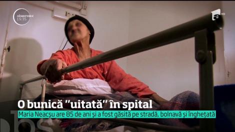 Situaţie şocantă la spitalul din Câmpulung! O bătrână de 85 de ani stă de aproape trei săptămâni în Unitatea de Primiri Urgenţe, fără ca vreun apropiat să fi întrebat de ea