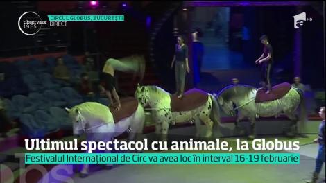 Ultimul spectacol cu animale, la circul Globus