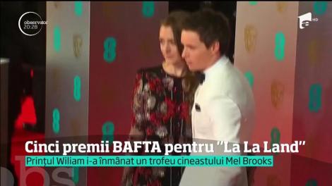 Comedia muzicală "La la Land" a dominat gala premiilor BAFTA