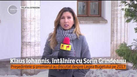 Președintele României și premierul au discutat despre Legea Bugetului pe 2017