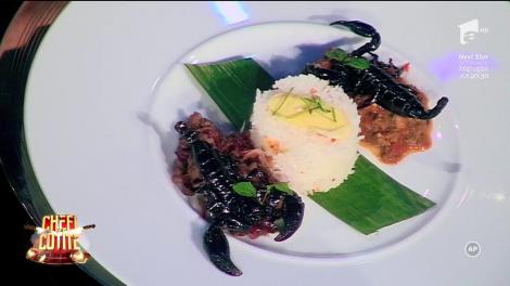 Scorpioni în farfurie! Florin Dumitrescu, mai speriat ca niciodată!