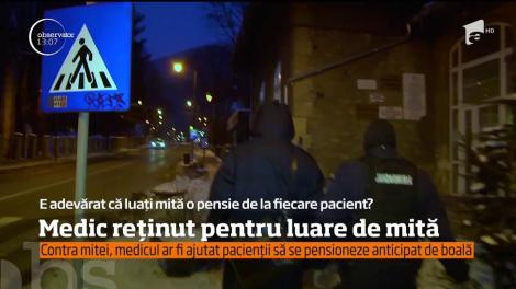 Medic reținut pentru luare de mită. A fost prins în flagrant în timp ce primea 600 de lei mită
