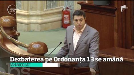 Ordonanţa 13 rămâne în picioare.  Legea graţierii mai aşteaptă