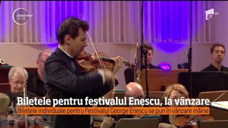 Biletele pentru festivalul Enescu sunt puse la vânzare