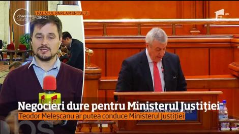 Negocieri dure pentru Ministerul Justiției. Teodor Meleșcanu ar putea conduce Ministerul Justiției