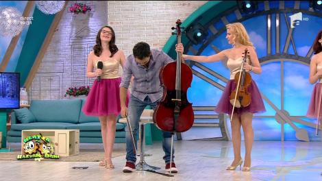Cum să nu-l iubim? După ce a demonstrat că are o super voce, Răzvan lovește din nou: S-a pus pe cântat la violoncel!