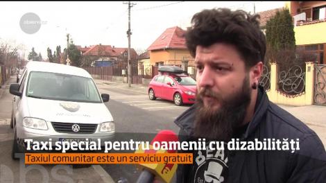 Taxi special pentru oamenii cu dizabilităţi