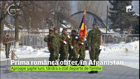 Mirela Ivaşcu, prima femeie din România care a condus un detaşament de militari, în Afganistan