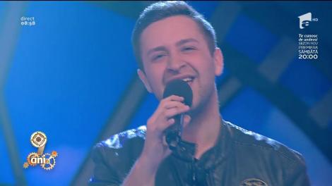 La 21 de ani, visează să cucerească topurile muzicale! Johnny Bădulescu, fost concurent la ”X Factor”, moment de excepție la ”Neatza”: "Give me a sign"