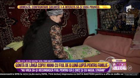 Gonită de lângă copii! Mama: "Nu vrea să-şi recunoască fiul pentru că e creţ şi cu nasul strâmb"