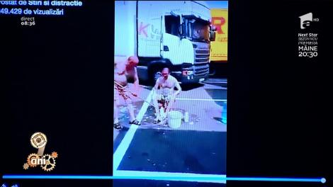 Smiley News: Vorba cântecului, ”Sunt șofer de camion, eu conduc, eu sunt patron!”Cum se spală şoferii de TIR