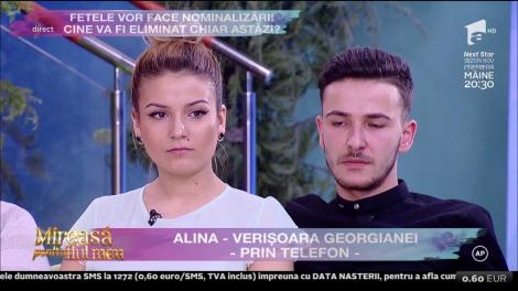 Alina, verişoara Georgianei: "Edith îl caută cu privirea pe Ali"