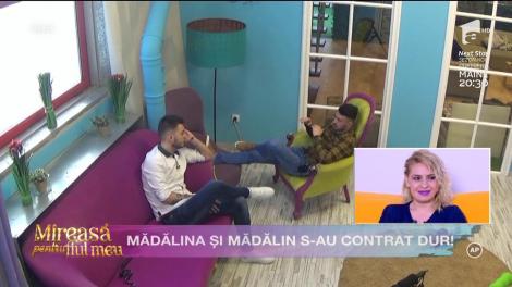 Mădălina și Mădălin s-au contrat dur! Replicile acide nu au întârziat să apară între cei doi concurenți