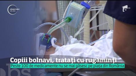 Copiii bolnavi, trataţi cu rugăminţi