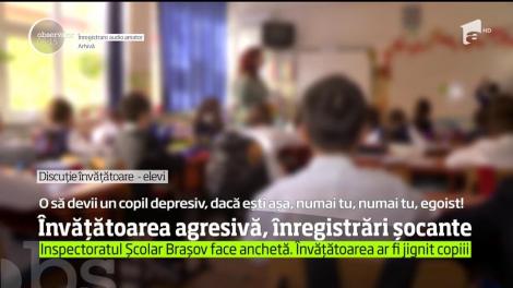 Elevii din clasa a II-a a unei şcoli din Braşov sunt ameninţaţi, jigniţi şi agresaţi de învăţătoare