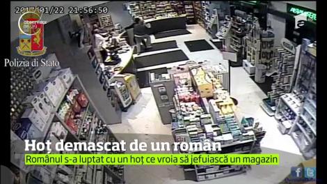 Un român a devenit erou în Italia, după ce a împiedicat un jaf într-o farmacie
