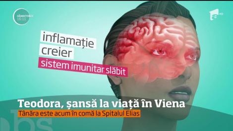 Teodora, șansă la viață în Viena. Studenta de 20 de ani cu o tumoră rară avea un embrion în corp