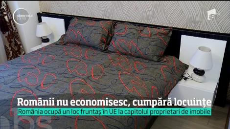 Românii nu mai economisesc, cumpără locuințe