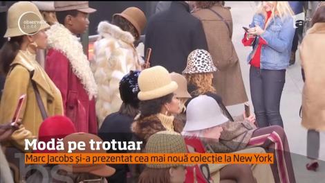 Modă pe trotuar. Marc Jacobs și-a prezentat cea mai nouă colecție la New York