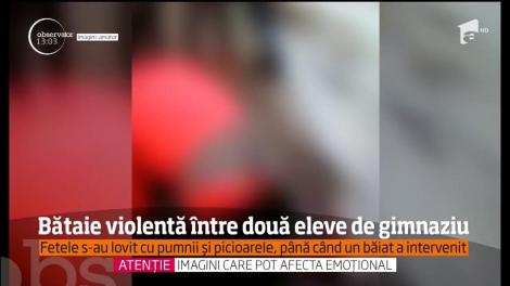 Bătăie violentă între două eleve de gimnaziu