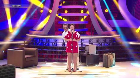 Anda Adam se transformă în Stela Popescu - "Luţă"