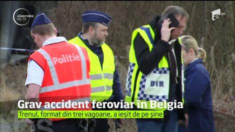 Grav accident feroviar în Belgia! O persoană şi-a pierdut viaţa, iar alte 25 au fost rănite