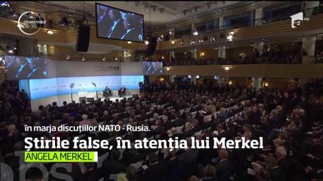 Problema atacurilor informatice şi a ştirilor false, în atenţia cancelarului german Angela Merkel