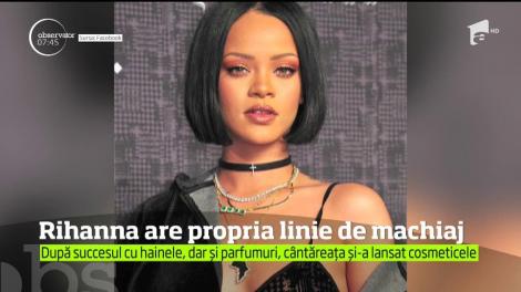 Rihanna a lansat o linie de produse de machiaj