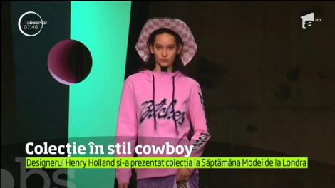 Designerul Henry Holland a lansat o colecţie în stil cowboy
