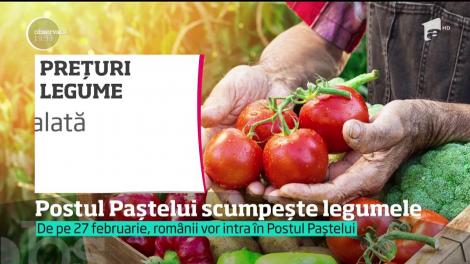 Postul Paştelui creşte preţul legumelor