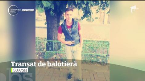 Un tânăr de doar 21 de ani din Argeş a fost tăiat în bucăţi de un utilaj agricol