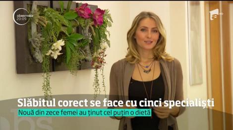 Slăbitul corect se face cu cinci specialiști