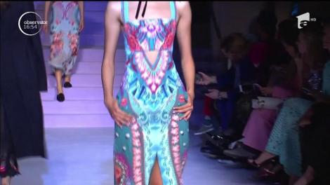 Săptămâna modei la Londra. Mai multe ținute spectaculoase au fost prezentate pe podium