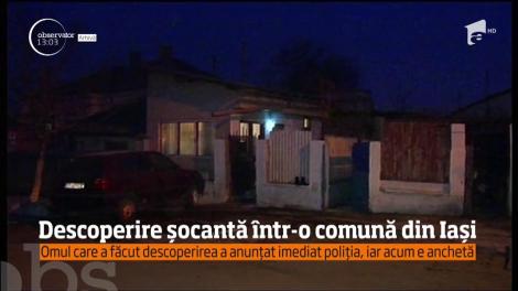 Descoperire șocantă într-o comună din Iași. Un cadavru a fost descoperit în spatele unei curți