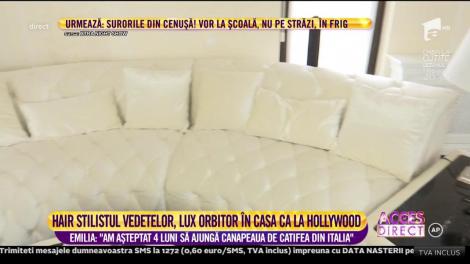 Cristi Pascu, hair stylistul vedetelor, lux orbitor în casa similară cu cele de la Hollywood