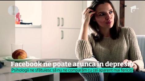 Facebook ne poate arunca în depresie
