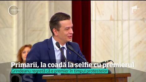 Primarii, la coadă la selfie cu premierul Sorin Grindeanu
