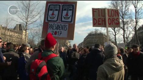 Francezii au ieșit în stradă împotriva corupției