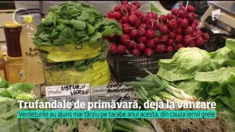 Verdețurile de primăvară, prețuri de lux. O salată bogată din legume de sezon costă cât o friptură