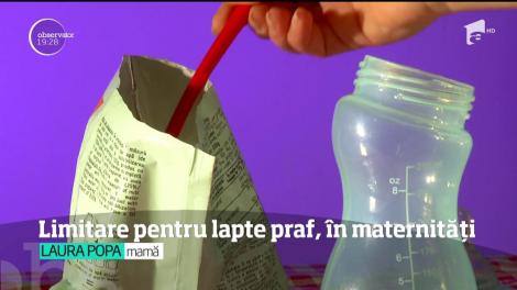 Veste îngrozitoare pentru mămici! Nou-născuţii nu vor mai primi lapte praf în maternitate, dacă mama poate alăpta