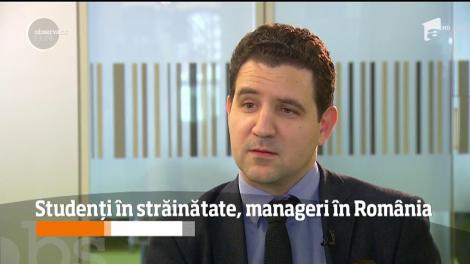Studenți în străinătate, manageri în România