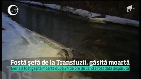 Fosta directoare a centrului de transfuzii din Cluj-Napoca, găsită moartă lângă râul Someşul Rece