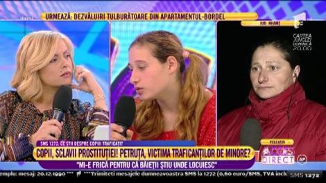 Mama copilei obligate să se prostitueze: ”Eu am dat-o disparută și Poliția trebuia să-și facă meseria. Eu nu pot să umblu...”