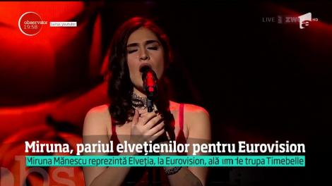 Elveţienii atacă Eurovisionul cu o româncă!