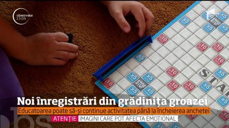 Noi înregistrări din grădinița groazei. Inspectorul Școlar și Poliția Capitalei au început o anchetă