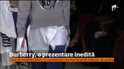 Casa de modă Burberry și-a prezentat cea mai recentă colecție, la Londra