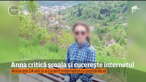 O fată critică școala și cucerește internetul cu postările ei